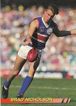 1994 Select AFL #92 Brad Nicholson Front